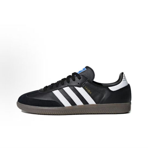 黑 SAMBA OG Classic striped low - top sports and casual shoes, suitable for both men and women