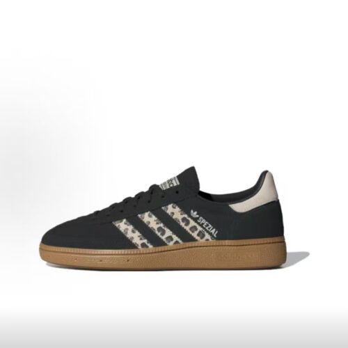 黑豹纹 JH9092 adidas Handball Spezial White & Grey Low-Top Casual Shoes with Gum Sole